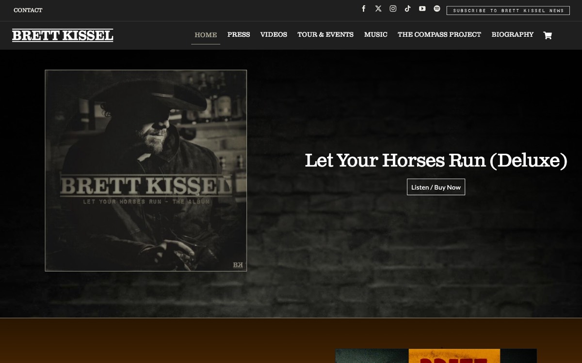 Brett Kissel website