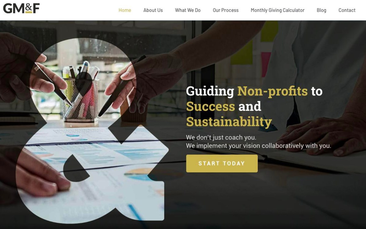 GM&F Partners website
